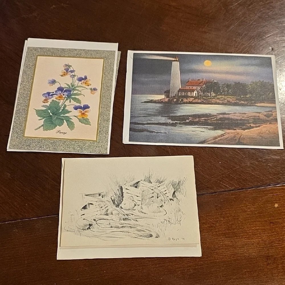 (J39) Assorted Blank Cards (39 Cards Total)
